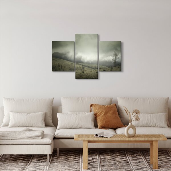 Obraz krajiny pred búrku (90x60 cm)
