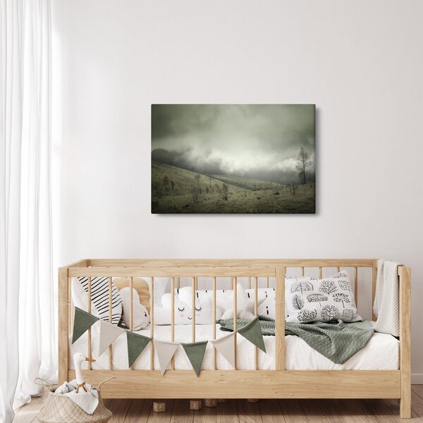 Obraz krajiny pred búrku (90x60 cm)