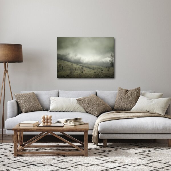 Obraz krajiny pred búrku (70x50 cm)