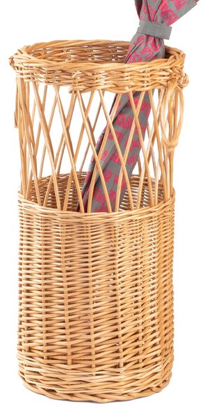 Prútený kôš na dáždniky Paraply III. priemer 25 x v. 49(cm)
