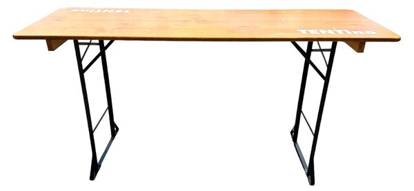 TENTino Skladací barový stôl 220x70 cm (výška 110 cm) Farba barového pivného stola: TMAVÝ