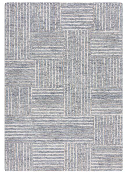 Flair Rugs , Kusový koberec Memphis Abstract Check Blue, 80x150, modrá, obývacia izba