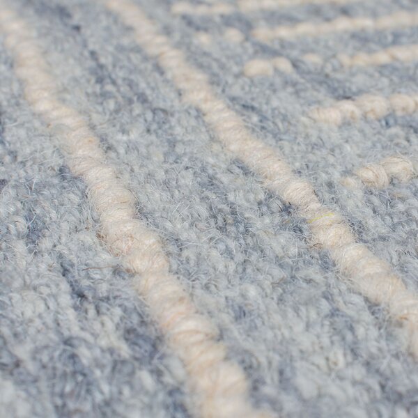 Flair Rugs , Kusový koberec Memphis Abstract Check Blue, 80x150, modrá, obývacia izba