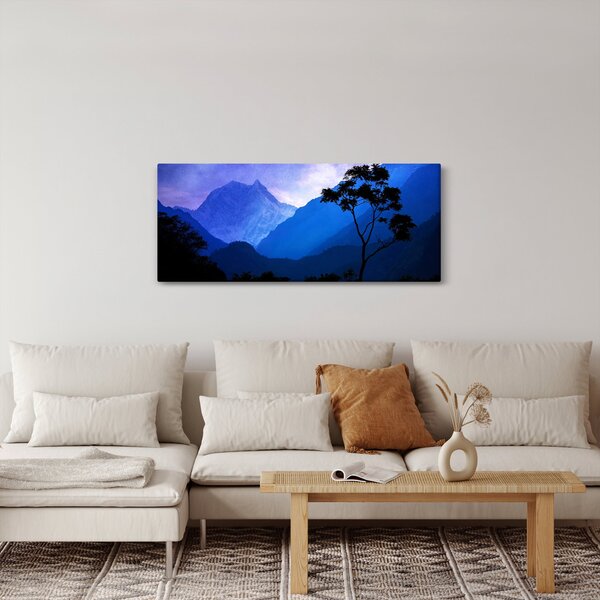 Obraz - Nočné nebo v Nepále (120x50 cm)
