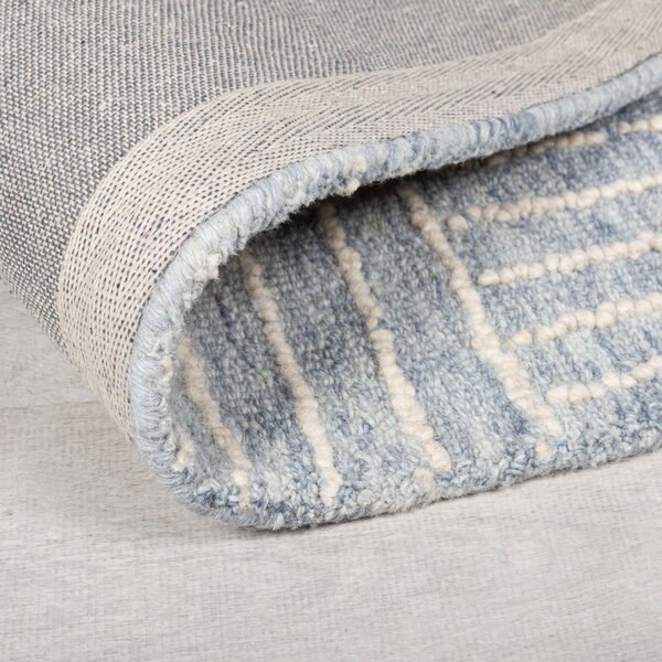 Flair Rugs , Kusový koberec Memphis Abstract Check Blue, 80x150, modrá, obývacia izba