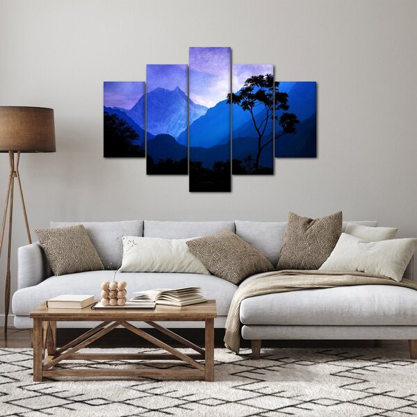 Obraz - Nočné nebo v Nepále (150x105 cm)