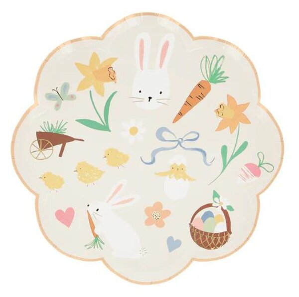 Veľkonočný papierový tanier Easter Icon – set 8 ks