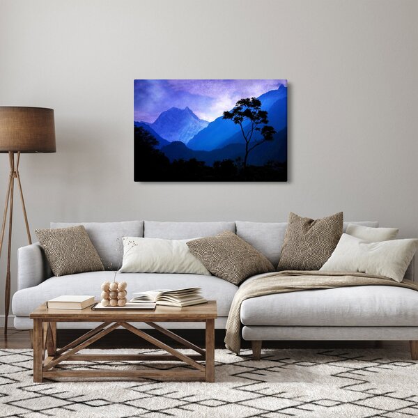 Obraz - Nočné nebo v Nepále (90x60 cm)