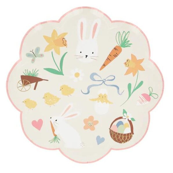 Veľkonočný papierový tanier Easter Icon – set 8 ks