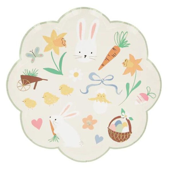 Veľkonočný papierový tanier Easter Icon – set 8 ks