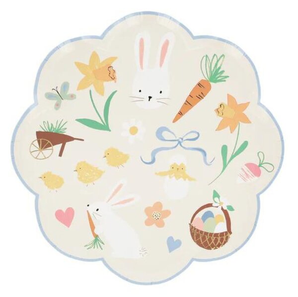 Veľkonočný papierový tanier Easter Icon – set 8 ks