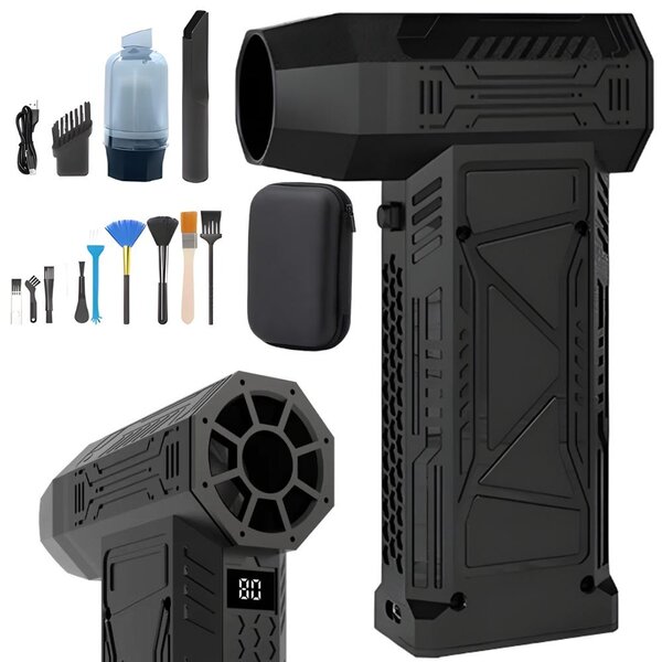 Extralink Turbo Jet Fan Elektrický dúchadlový vysávač 2v1 USB-C 180 W 10 000 mAh