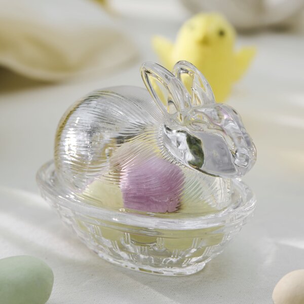 Veľkonočná dekorácia Easter Bunny Glass