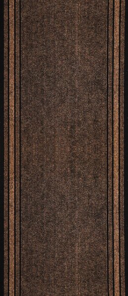 Spoltex , Protišmykový behúň na mieru Rekord 811 hnedá, šíre 120 cm, hnedá, chodba / predsieň