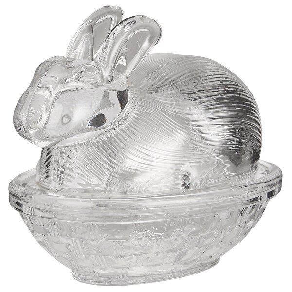 Veľkonočná dekorácia Easter Bunny Glass
