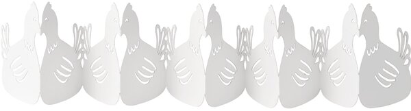 Veľkonočná girlanda na stôl Hens 70 cm