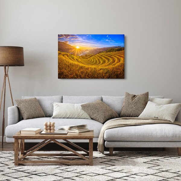 Obraz - Ryžové terasy vo Vietname (90x60 cm)