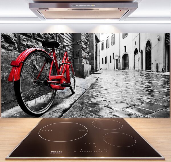 Panel do kuchyne Červené koleso pl-pksh-140x70-f-95275197
