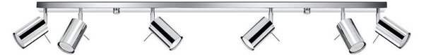 Sollux SL.0732 - Bodové svietidlo RING 6xGU10/10W/230V