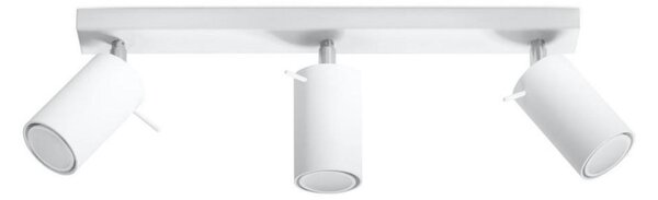 Sollux SL.0089 - Bodové svietidlo RING 3 3xGU10/10W/230V biela