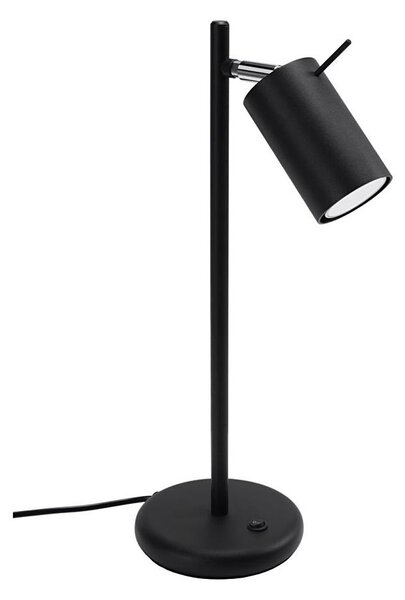 Sollux SL.1091 - Stolná lampa RING 1xGU10/10W/230V čierna