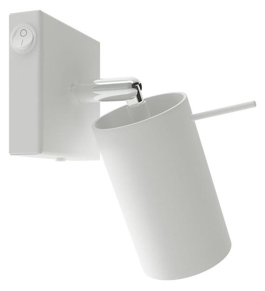 Sollux SL.1024 - Nástenné bodové svietidlo RING 1xGU10/10W/230V biela