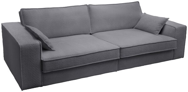 VEĽKÁ POHOVKA, plast, textil, kompozitné drevo, antracitová Livetastic - Sedačky, Online Only