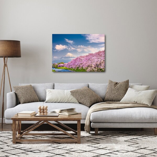 Obraz - Japonská jarná krajina (70x50 cm)