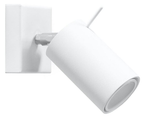 Sollux SL.0087 - Nástenné bodové svietidlo RING 1xGU10/10W/230V biela