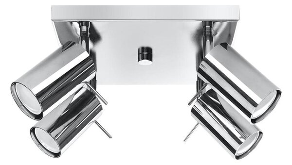 Sollux SL.0730 - Bodové svietidlo RING 4xGU10/10W/230V
