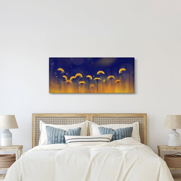 Obraz - Púpavy (120x50 cm)