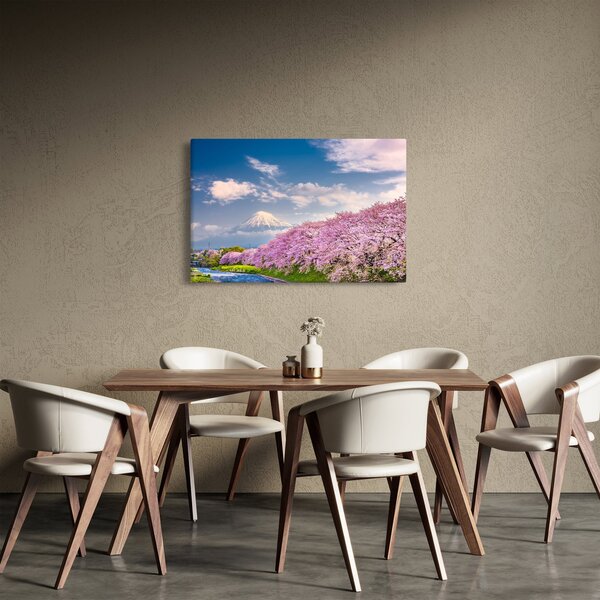 Obraz - Japonská jarná krajina (90x60 cm)
