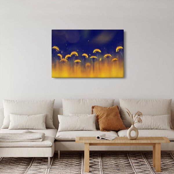 Obraz - Púpavy (90x60 cm)