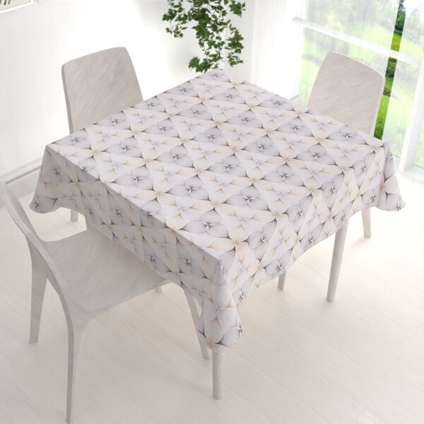 Biante Dekoračný štvorcový obrus PML-031 Designové geometrické obrazce na bielom 40x40 cm