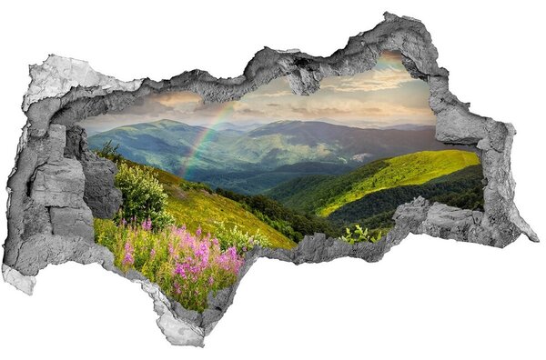 Nálepka fototapeta 3D výhľad Horská krajina