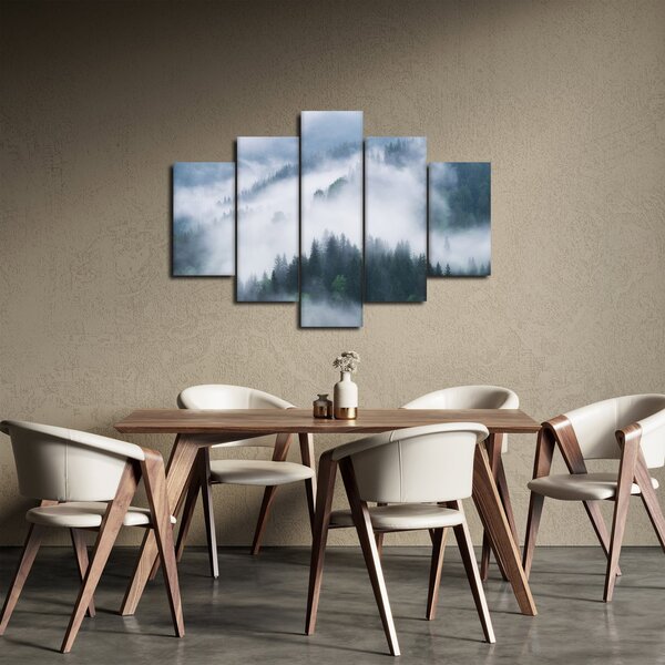 Obraz - Stromy v hmle (150x105 cm)