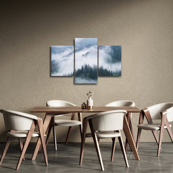 Obraz - Stromy v hmle (90x60 cm)