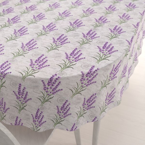 Biante Dekoračný oválny obrus PML-033 Provence levandule 100x160 cm