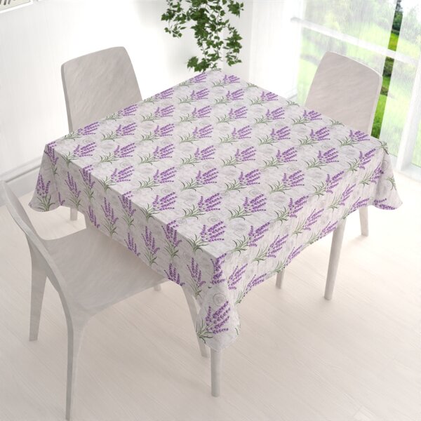 Biante Dekoračný štvorcový obrus PML-033 Provence levandule 40x40 cm