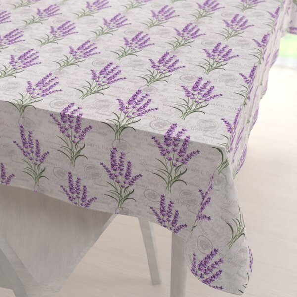 Biante Dekoračný obdĺžnikový obrus PML-033 Provence levandule 50x100 cm