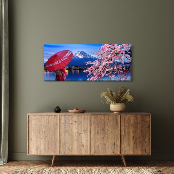 Obraz - Výhľad na vrchol, Japonsko (120x50 cm)