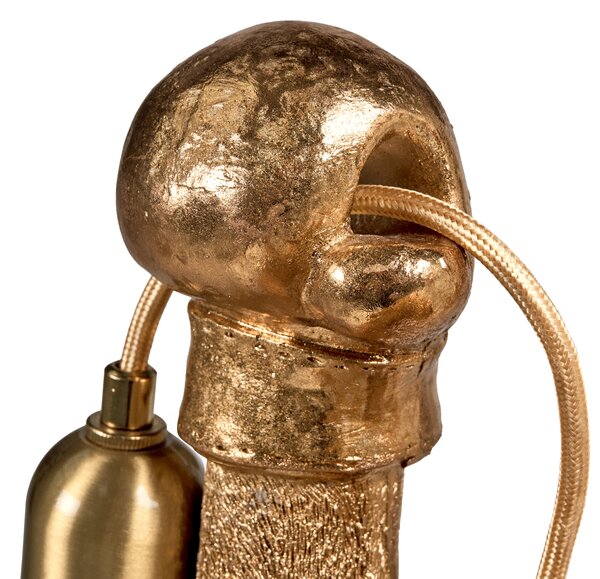 Stolná lampa zlatá polyresín zvierací motív tvar psa moderný glamour štýl nočná lampa obývacia izba spálňa