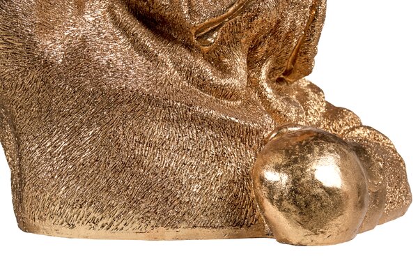 Stolná lampa zlatá polyresín zvierací motív tvar psa moderný glamour štýl nočná lampa obývacia izba spálňa