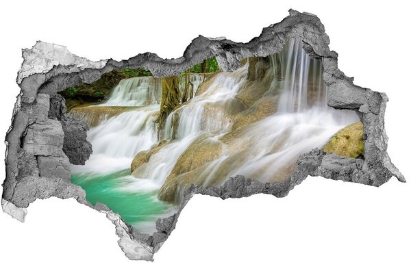 Diera 3D v stene nálepka Vodopády nd-b-127693583