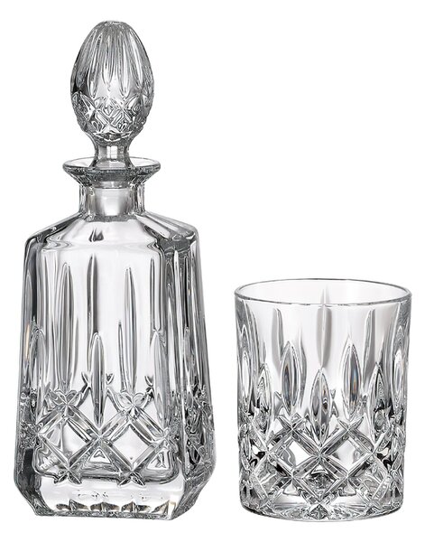 Bohemia Crystal Whisky set Sheffield 99999/52820/598 (1 karafa + 6 pohárov)