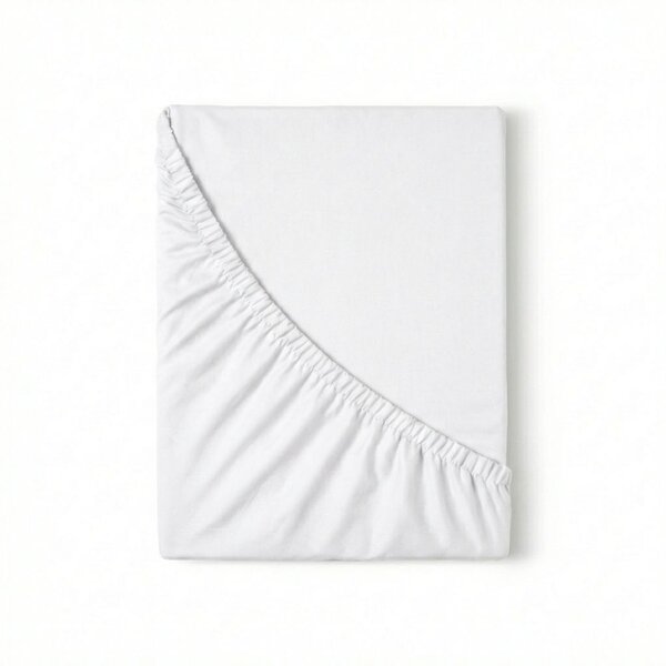 Kvalitex Jersey plachta s lycrou biela 180x200cm