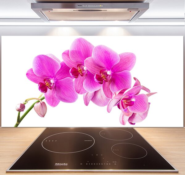 Panel do kuchyne Ružová orchidea pl-pksh-140x70-f-67673367