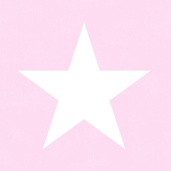 ESTAhome Tapeta Big Stars pink