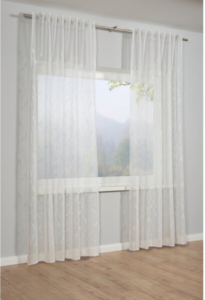 Biela záclona 245x140 cm Dolly-Voile - Gardinia