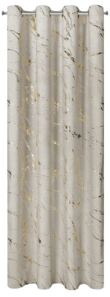 ZATEMŇOVACÍ ZÁVES NA KRÚŽKOCH MOLLY 140X250 CM VZOROVANÁ